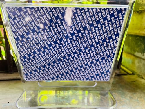 Image of 999 Silver Mahakaleshwar Jyotirling Ujjain Photo Frame for Car Dashboard, Home Decor - Mahakal Mahadev Tasveer for Home, Office, Living Room, Puja, Return Gifts, Blessings- 10x5x2 CM