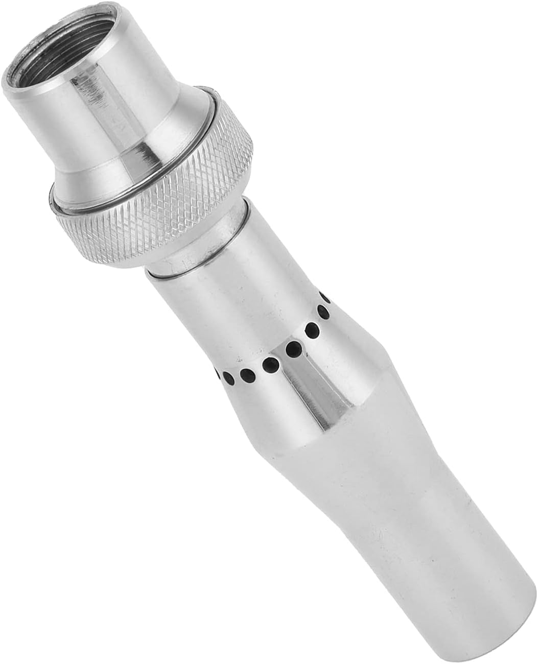 Female Thread Bubbling Fountain Nozzle, Stainless Steel Sprinkler for Pond and Water Garden, Sturdy, Injector Effect for Lively Full Water Pattern (1/6 15.5‑17.5cm Head Circumference)