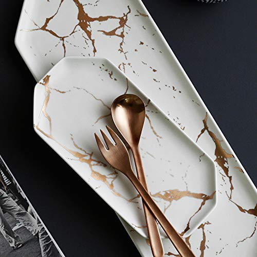 Assiettes de cuisine en céramique résistantes aux rayures de couteau - 5