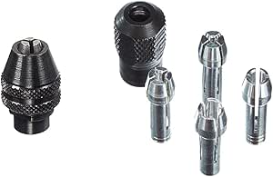 Dremel Chuck TMAX Quick Change Collet Nut Kit #4485 For Rotary Tools (Durable Metal) Rotary Tool Accessory #4485 - Foto 8