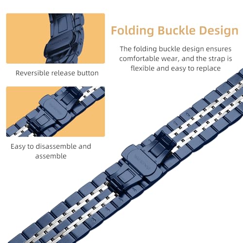 Hinnwer 22mm Strap Compatible with Huawei Watch GT 6 46mm/GT 6 Pro 46mm/5/GT 5 Pro/GT 5/GT4/4 46mm/4 pro 48mm - Image 2