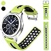 Produktbild Nigaee Armband für Samsung Galaxy Watch 46mm Silikon 20mm Uhrenarmband Erstatzband mit Schließe für Samsung Galaxy Gear S3 Classic/Frontier/Moto 360 2nd Gen 46mm Watch