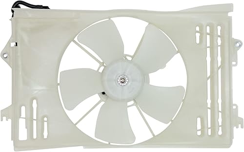 Ensamble de ventilador de enfriado/radiador de reemplazo TYC 620630 Toyota Matrix