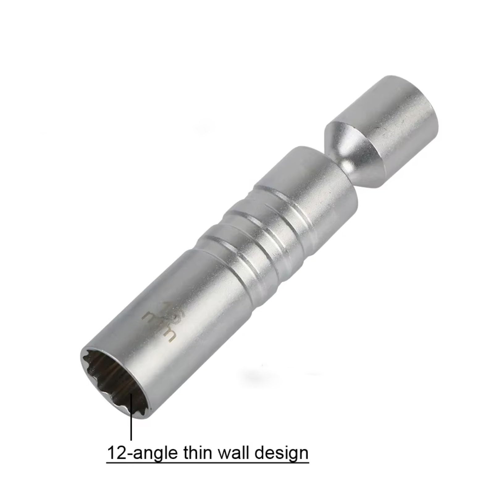 Chiave Flessibile Candela 14Mm Adattatore Presa Corrente Chiave Flessibile Magnetica Strumenti Riparazione Automatica Compatibile con BMW Chiave Candela Set