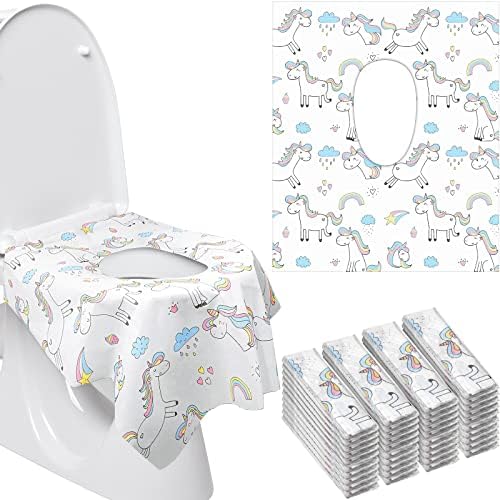 Mimorou 40 Pcs Toilet Seat Covers Disposable for Kid