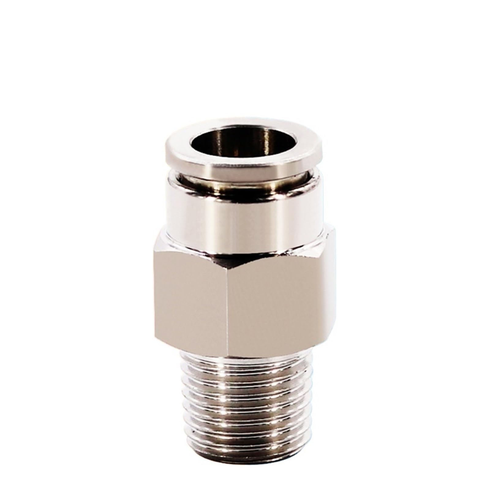 Pneumatischer Luftanschluss 5Pcs 304 Edelstahl Pneumatische Schlauch Fitting PC PB PCF PL PMF SL PLF PH Luft Schlauch Anschluss 1/8 1/4 3/8 1/2(6-01 (6mm-1l8),PB)