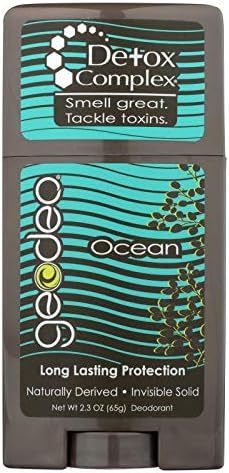 Geo-Deo Natural Deodorant Stick with Detox Complex Ocean - 2.3 oz - Upto 24 Hr Protection