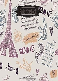 Paris Notebook: Paris themed notebook unruled, Notebook 5 x 7 sketchbook, B6 Journal notebook, Dairy, 120 pages,paris planner V.11
