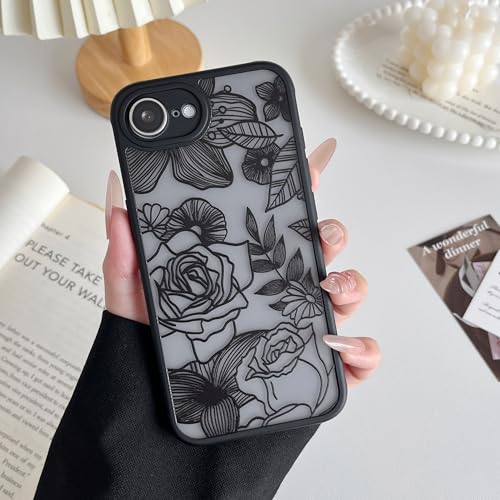 XIZYO for iPhone 17e/iPhone 16e Case Cute Floral, Black by XIZYO - Used condition - Image 3