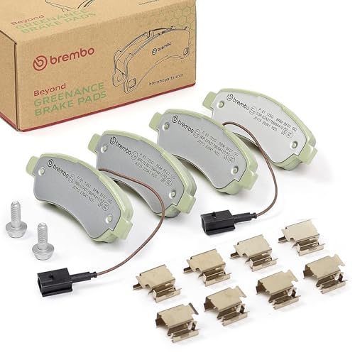 Plaquettes de frein BREMBO P61125G à haute endurance pour disque de frein