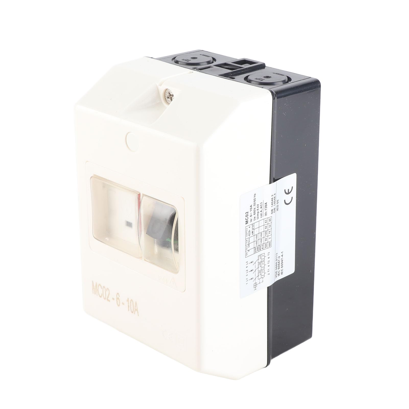 Interruptor de motor 6-10A disyuntor IP55 estanco para asíncronos 7