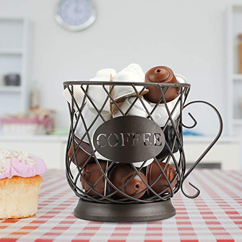 Treelen Coffee K Cup Holder, K Pod Storage Organizer, Keurig Cup Holder For Countertops, Kcup Holders For 35 K Cups – Matte Bronze #TOP7