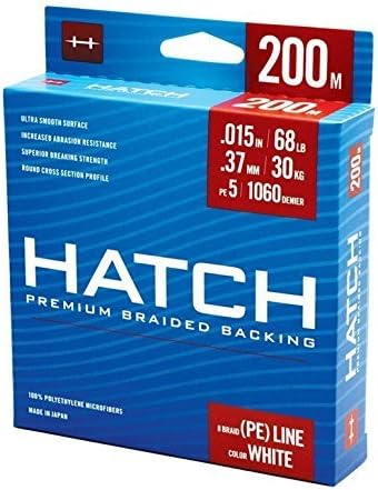 Hatch Outdoors Premium Braided Fly Line Backing - 200 Meters