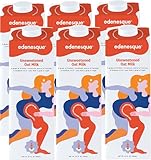 Edenesque Unsweetened Oat Milk - Plant Based Dairy-Free Milk & Non Dairy Coffee Creamer - Rich, Smooth, for Lattes, Smoothies, Coffee. Gluten Free, Vegan, Non-GMO, No Added Sugar (32oz, 6-Pack)