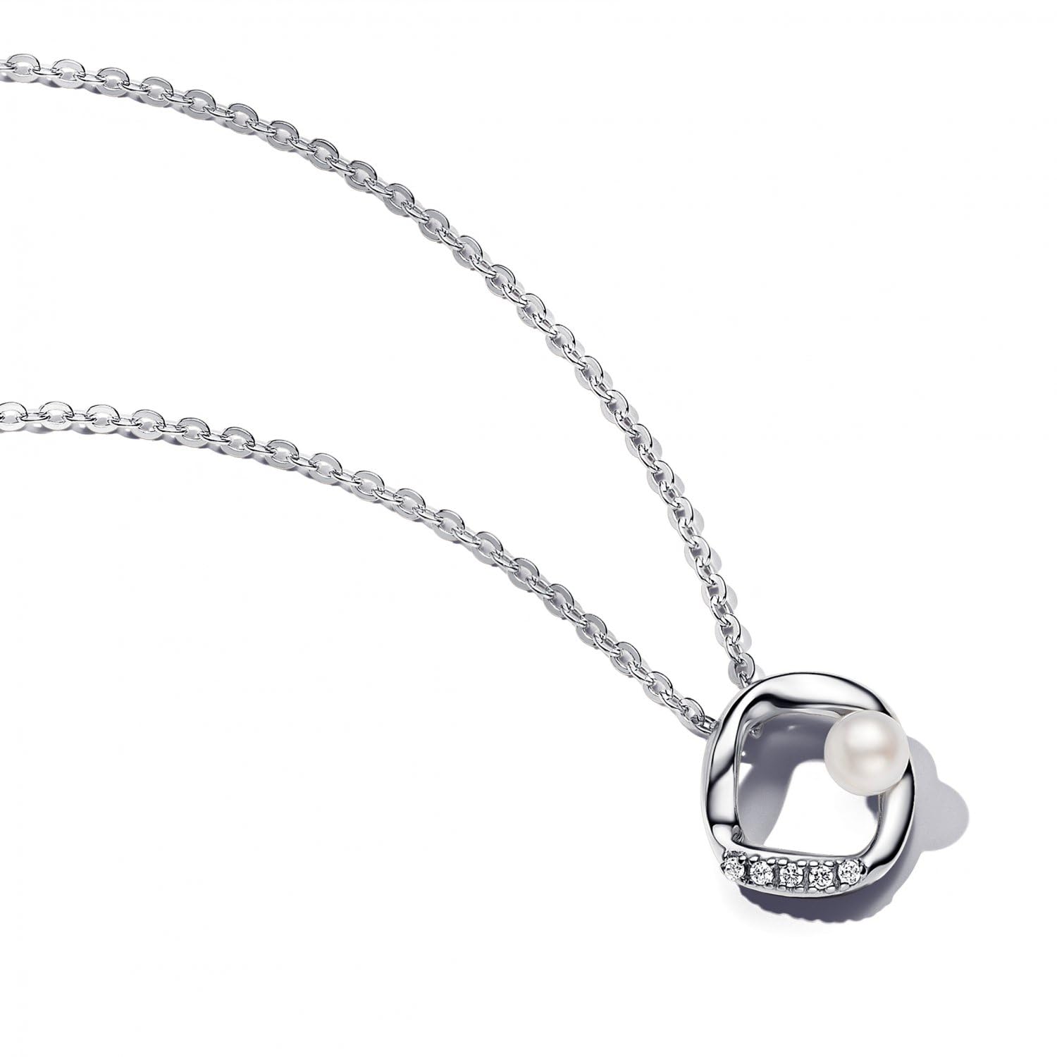 PANDORA Essence - Collezione in argento sterling con perle coltivate d’acqua dolce trattate bianche