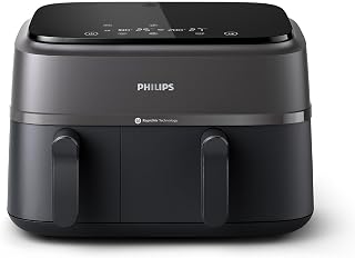 Philips Çift Hazneli Airfryer 3000 Serisi, 9L, 2 Hazneli Air fryer, Rapid Air Teknolojisi, Aileniz için Çok Yönlü Geniş Airfryer,%90 Daha Az Yağ, Ener fiyat geçmişi ve değişim grafiği