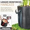 [Upgraded] 4Pcs 15 Gallon Potato Grow Bags with Unique Harvest Window & Visible Window, Non-Woven Planter Pot with Sturdy Handle, Potato Growing Container, Plant Garden Bags to Grow Vegetables, Tomato #2