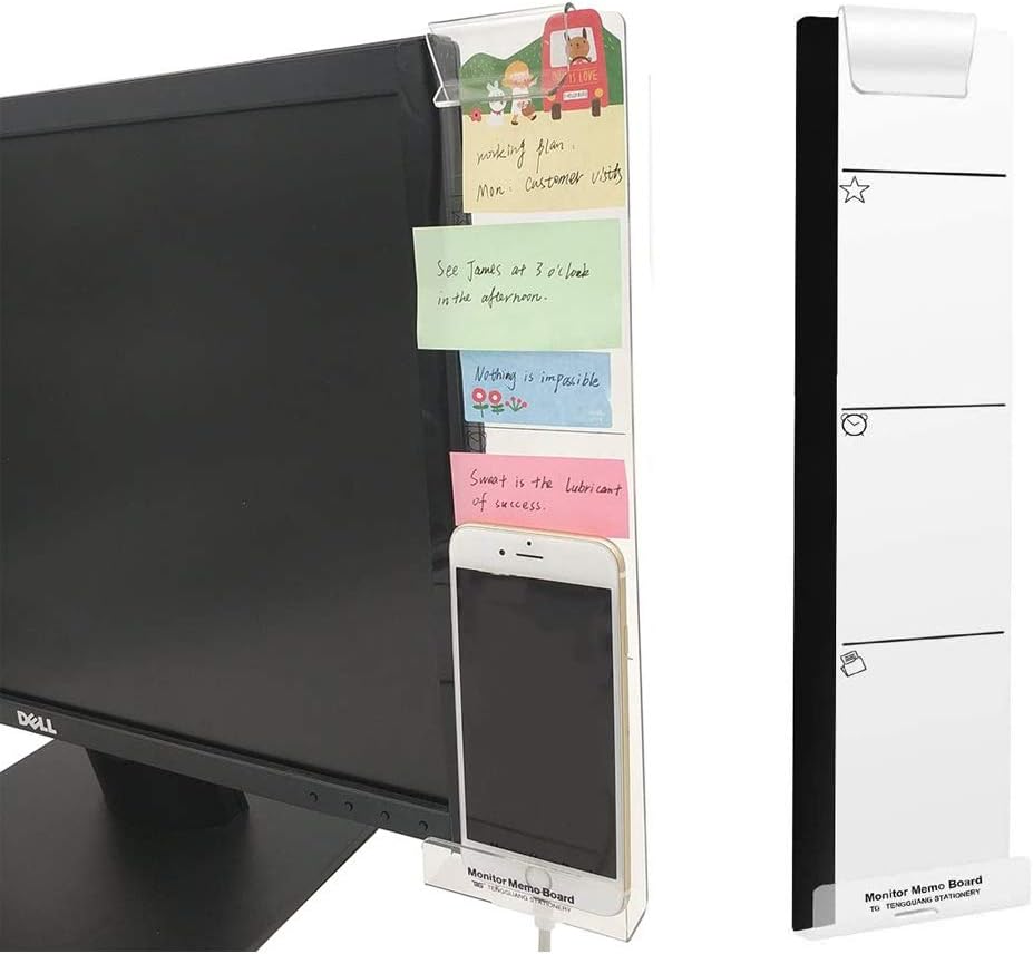 Computer Monitor Message Board,Acrylic Monitor Memo Board