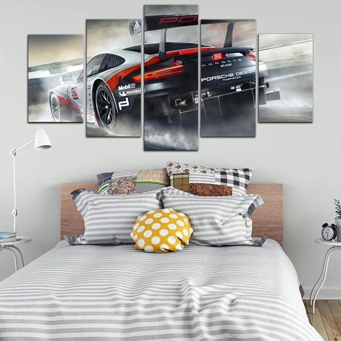 Deco murale salon 5 parties pour transformer votre piece de vie