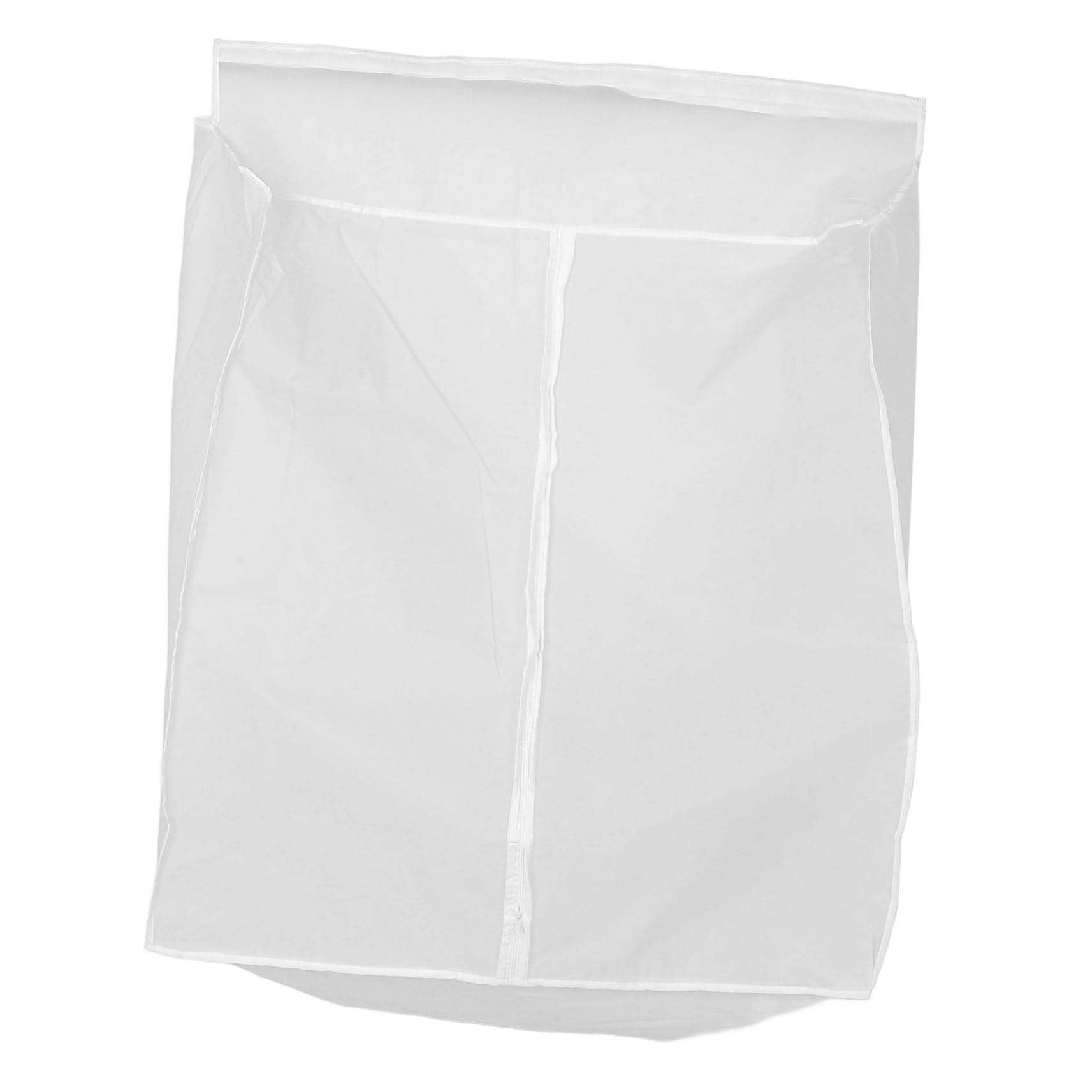Funda para Colgar Ropa Protectora contra Polvo y Plegable de Peva Color Claro para Guardar Trajes y Ropa Hogar