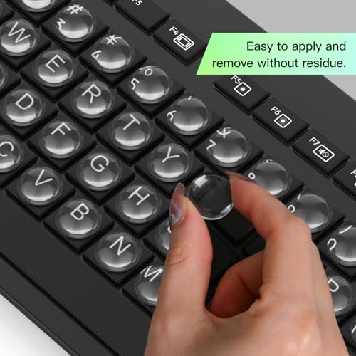 110 adhesivos de vidrio para teclado, ultra transparentes miniatura 5