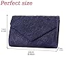 Fililogor Elegante Handtasche Abendtasche Clutch Clutch Damen Handtasche Umhängetasche mit Umschlag Spitze Abendtasche Party Ball Tasche, blau #1