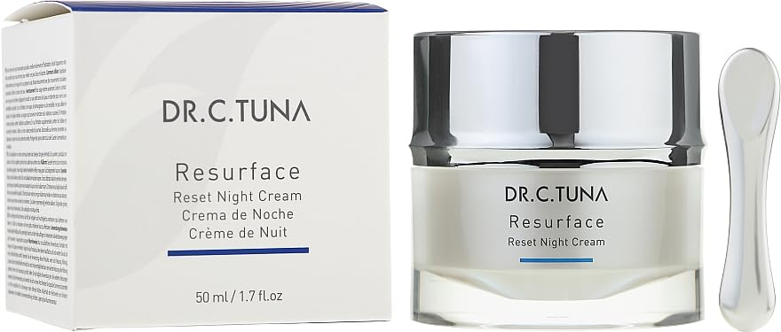 FARMASi Resurface Reset Night Cream 50 ml / 1.7 fl Oz – Retinol & Vitamin C Night Moisturizer for Firming Glow & Radiance – Deep Hydration Overnight Facial Cream for All Skin Types