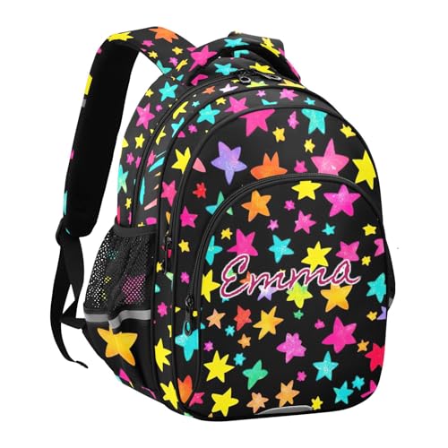 Sac à dos école étoiles noires pour accompagner la rentrée des classes
