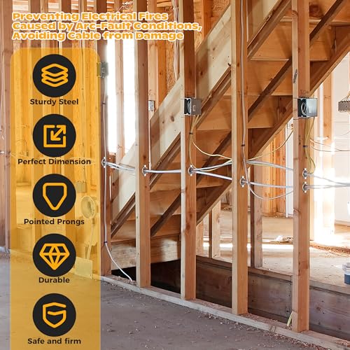 Clous de protection pour câbles électriques Smart Shield anti-coupure plafond - 3