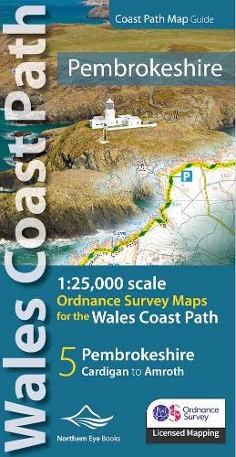 Pembrokeshire Coast Path Map (OS Map Books: Wales Coast Path) - 1:25,000 scale Ordnance Survey mapping for the Pembrokeshire section of the Wales ... ... Pembrokeshire section of the Wales Coast Path