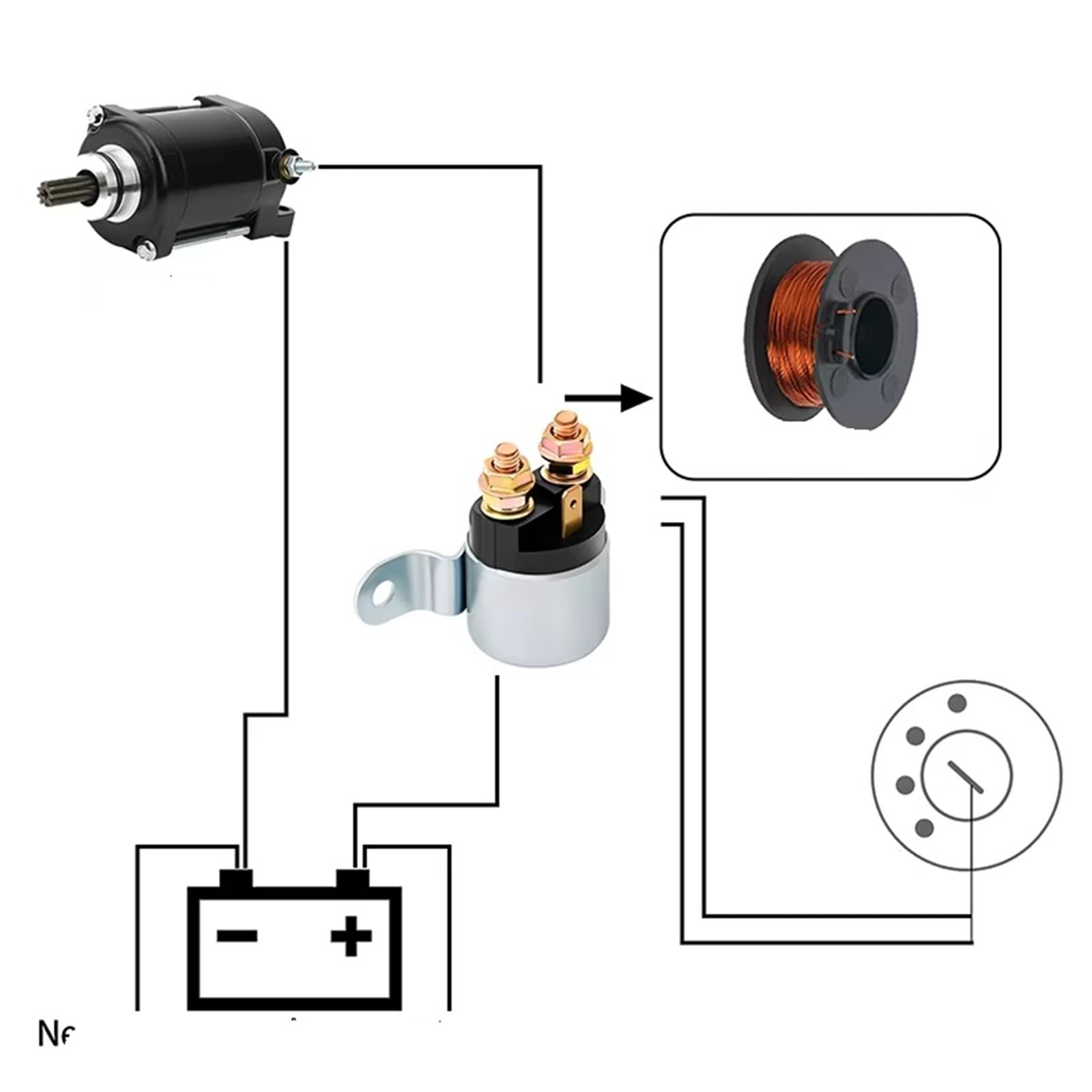 Relè Avviamento Moto Compatibile Con CAN-AM Per 650 X MR 650CC ATV Per OUTLANDER 2013 2014 2015 Relè Solenoide Di Avviamento Per Moto Interruttore Di Accensione