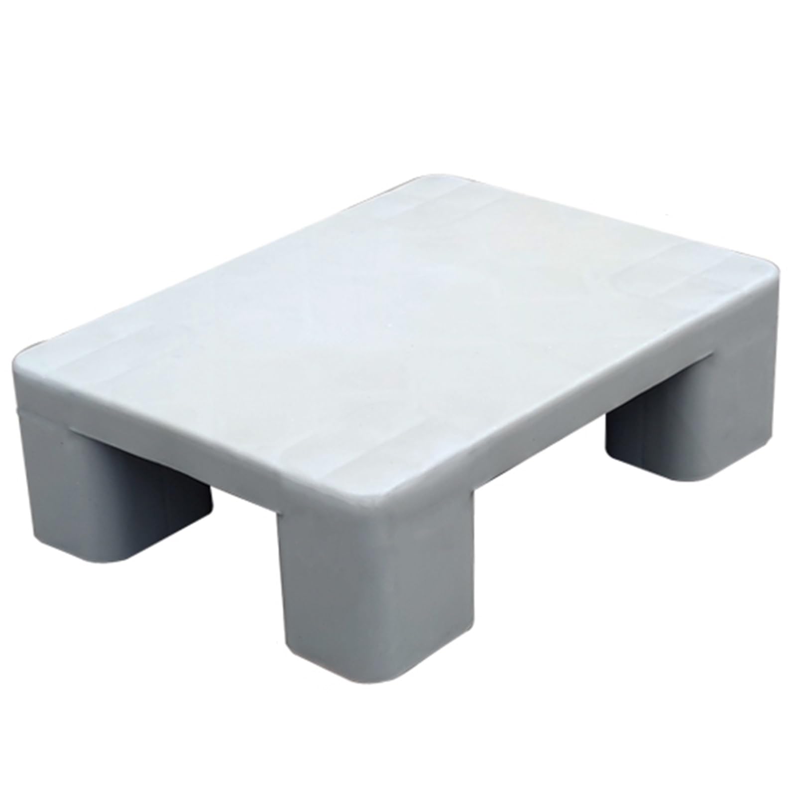 Palette en plastique antidérapante en polyéthylène rouge durable et résistante à l'humidité pour entrepôts et ateliers d'extérieur imperméable 15,75 x 15 cm