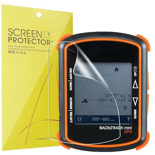 Lamshaw Compatible for Bushnell BackTrack Mini Screen Protector, [6 Pack] Full Coverage TPU Clear Film Compatible for Bushnell BackTrack Mini GPS Navigation (6 Pack)