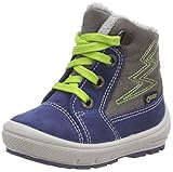 Echtes Leder Superfit Jungen Groovy Schneestiefel, Blau (Blau/Grün 81), 22 EU