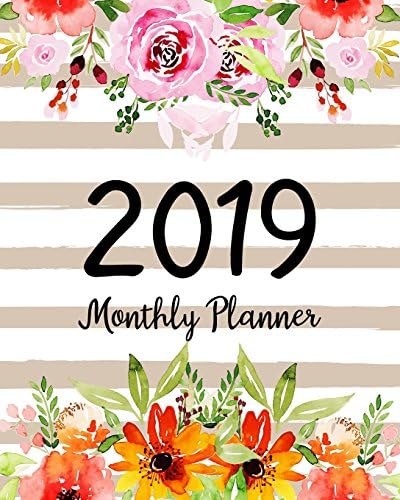 2019 Monthly Planner: A Year | 12 Month | January 2019 to December 2019 For To do list Journal Notebook Planners And Academic Agenda Schedule ... (2019 Daily weekly monthly Calendar planner) Paperback – Notebook, May 17, 2018