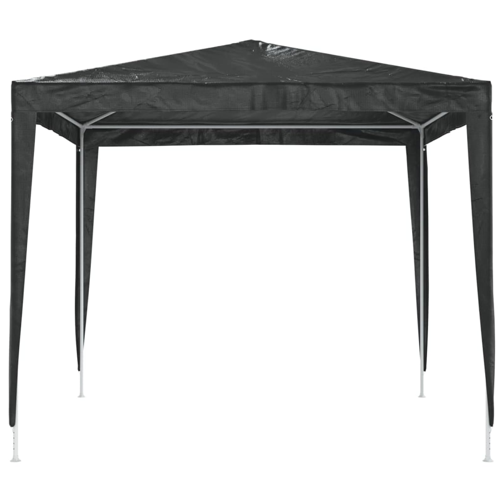 Homgoday Profi-Partyzelt 2,5×2,5 m Anthrazit 90 g/m2 Familienzelt Model48507