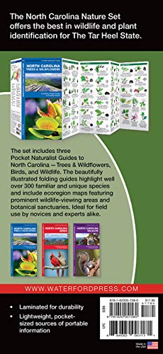 North Carolina Nature Set: Field Guides To Wildlife, Birds, Trees & Wildflowers Of North Carolina #TOP1