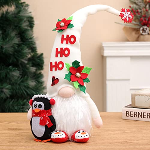 Gnomos Decorações de Natal - Gnomos de pelúcia suecos feitos à mão | Presente de árvore de natal de