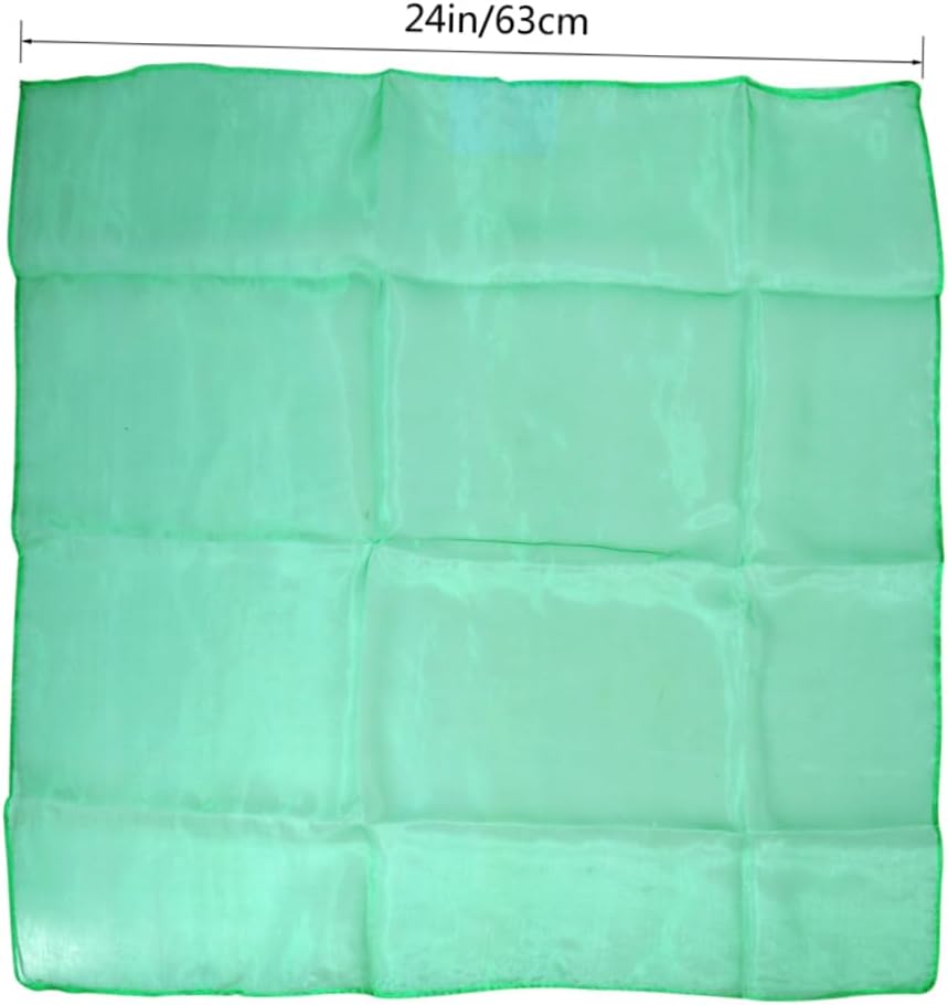 COLLBATH Assorted Hemmed Square Scarves Silk Fabric Dance Scarves for Boys and Girls for Stage Performance