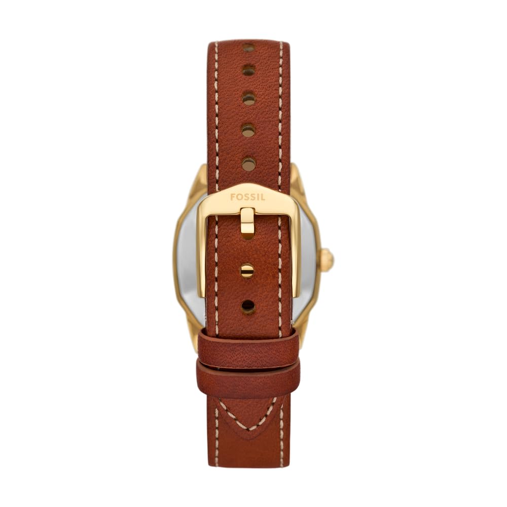 Fossil Harlow Watch for Women, Quartz Three Hand Movement with Stainless Steel or Leather Strap