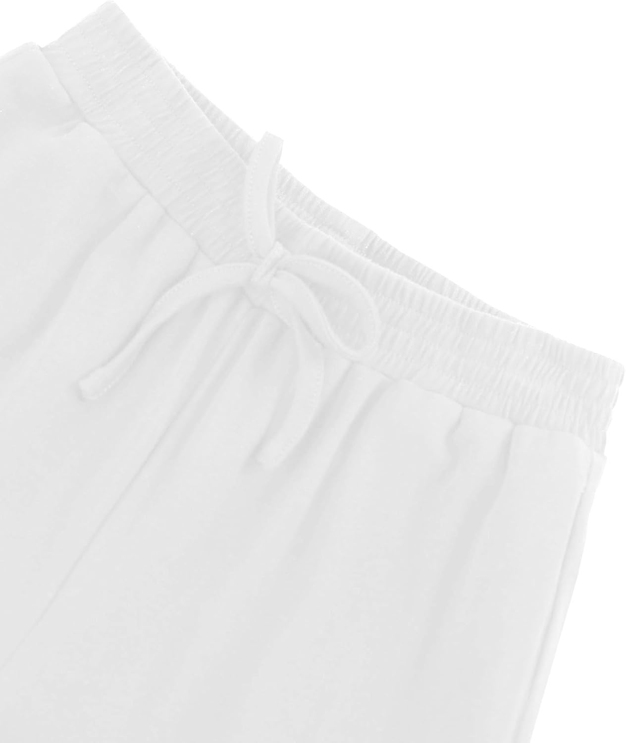 Girls Loose Straight Leg Sweatpants High Waisted Baggy Joggers with Drawstring