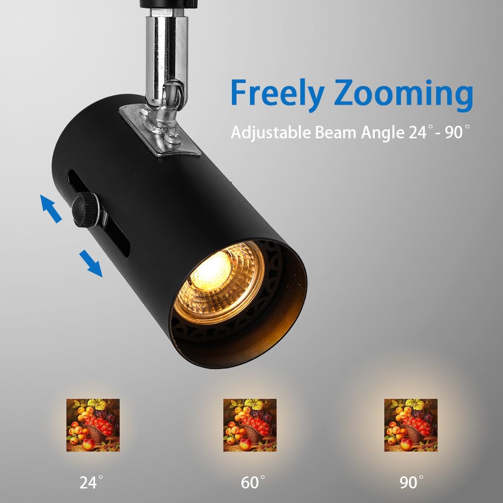 Track Header Light Black Track Lighting Head EAGLOD 15W LED H Track Lighting Heads ...