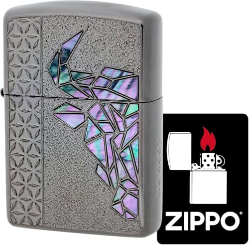 Encendedor Zippo con calcomanía especial y diseño vintage miniatura 2