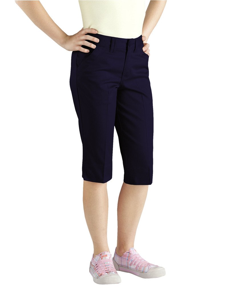 Dickies Girls Capri Pants Size 1 Navy