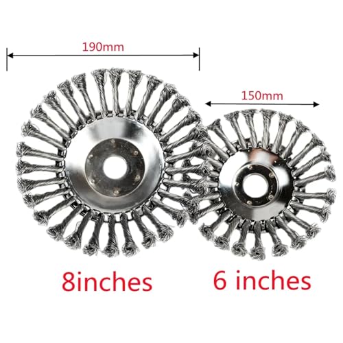 Tête de débroussailleuse universelle robuste 6 pouces avec accessoires
