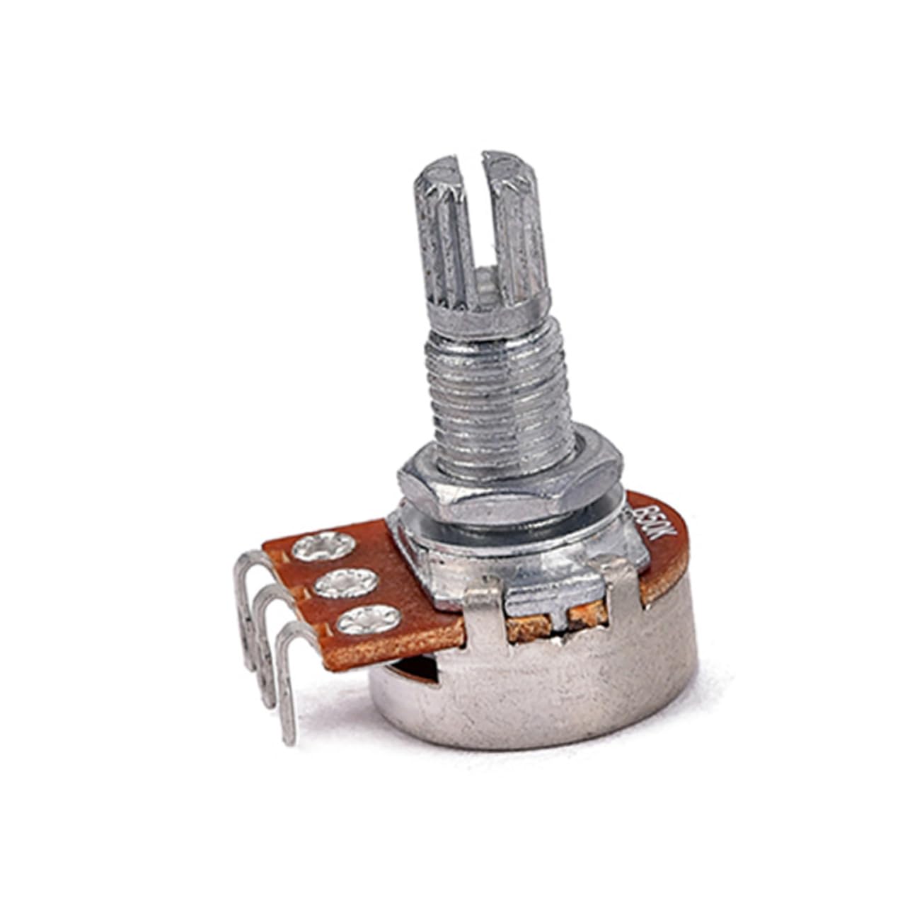 DOITOOL 10pcs B50k Full Size Guitar Bass Potentiometer Audio Taper Knob Volume Pot for Replacement