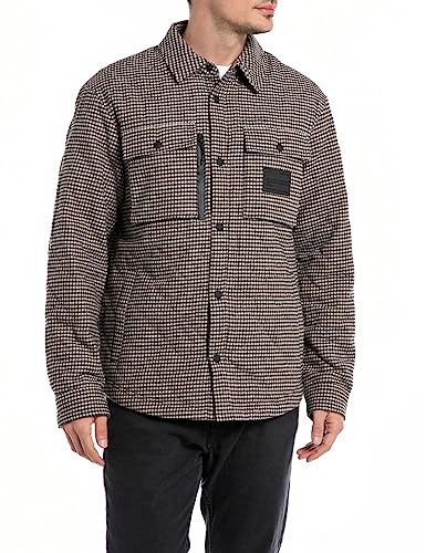 Veste de chemise Replay M8361a homme veste légère noire manches longues