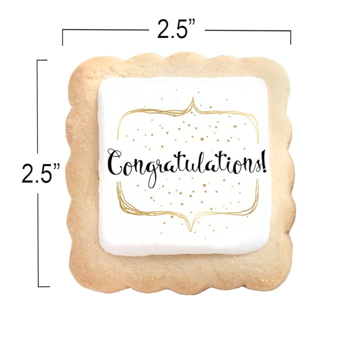 Congrats Cookies Party Favors Congratulations 24 Pack miniatura 3