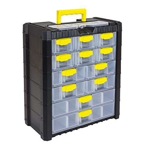 Prosper Plast NS601 40 x 20 x 45.8 cm Multicase Cargo Toolbox - Multi-Colour
