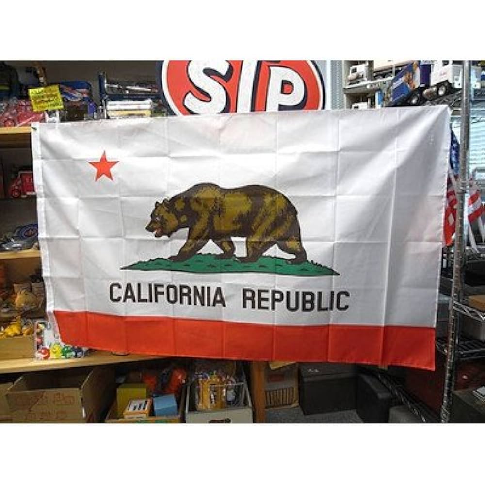 カリフォルニア州旗　ビンテージ 1970's ヴィンテージ カリフォルニア州旗/フラッグ